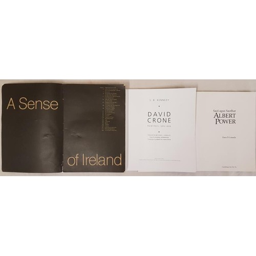 15 - O Conaola, Saol and Saothar, Albert Power, 1996; A Sense of Ireland, L. cat 1979, cards, folio; Kenn... 