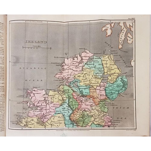 44 - B.P. Capper. A Topographical Dictionary of the U.K. 1808. 2 volumes. Numerous hand coloured maps, ma... 