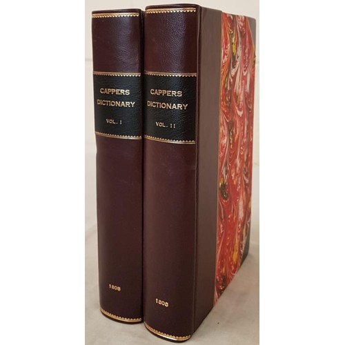 44 - B.P. Capper. A Topographical Dictionary of the U.K. 1808. 2 volumes. Numerous hand coloured maps, ma... 