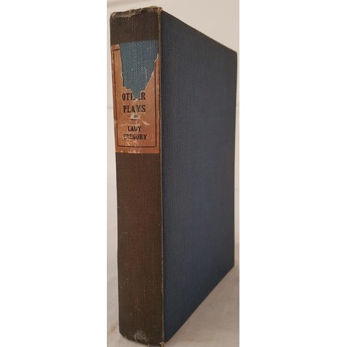 61 - Lady Gregory. The Image and Other Plays. 1922. 1st edit. Original blue cloth.