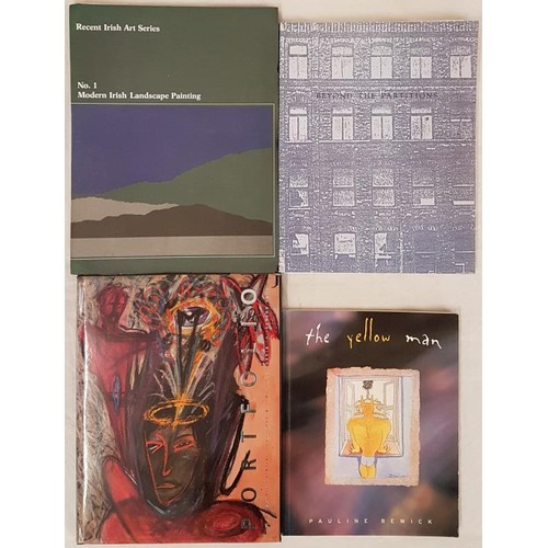 66 - Irish Art; Modern Irish Landscape Painting, No 1, 20 artists, slides and text in portfolio; Portfoli... 