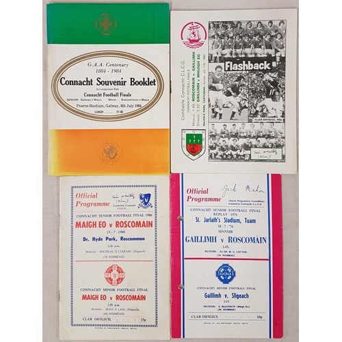 108 - Connaught Senior Football Final Programmes - 1976-1984 (4)