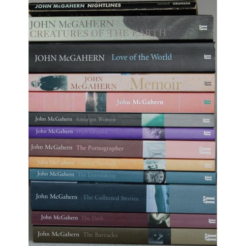 131 - John Mc Gahern – Complete set of novels and short story collections from The Barracks to the p... 