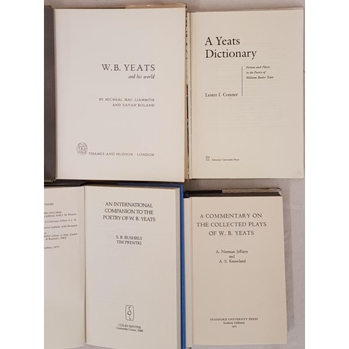 143 - WBY: A commentary on the Collected Plays, 1975. International Companion to the Poetry, 1989; A Yeats... 