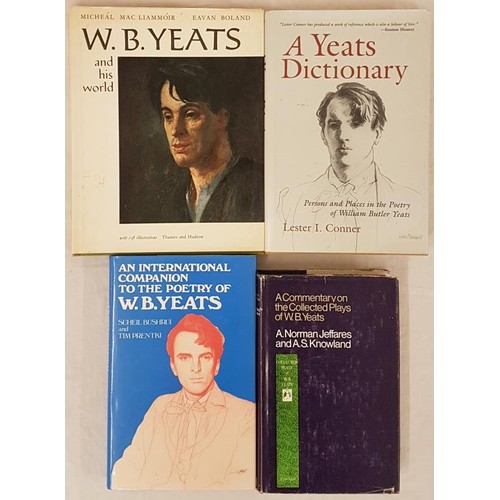 143 - WBY: A commentary on the Collected Plays, 1975. International Companion to the Poetry, 1989; A Yeats... 