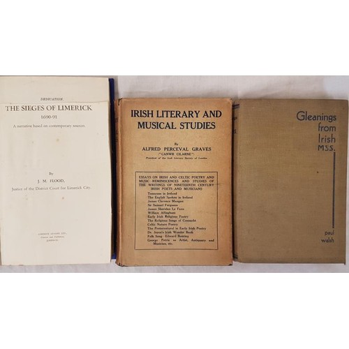 148 - The Sieges of Limerick 1690-1691. From contemporary sources by Flood. 1944; bound with A Bishop of P... 