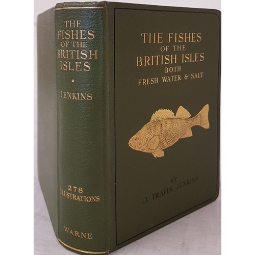 149 - The Fishes of the British Isles both Fresh Water and Salt, J. Travis Jenkins, 1st Edition, 1925, Fre... 