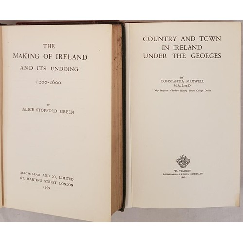 172 - Alice Stopford Green. The Makings of Ireland and Its Undoing. 1909. 1st Map;  and   C... 