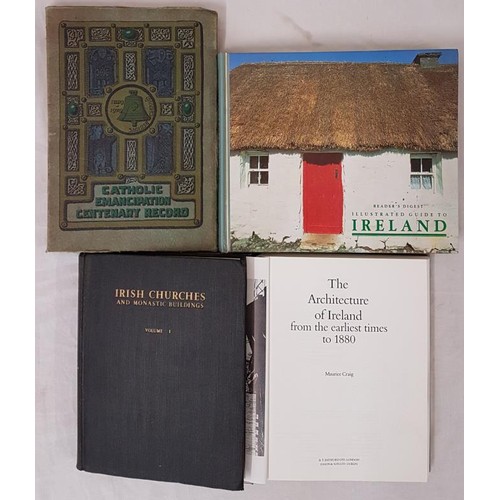 644 - Catholic Emancipation Centenary Record June 1929. Three Candles Press; The Architecture of Ireland f... 