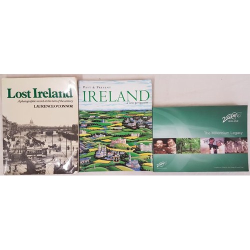 646 - Past and Present Ireland, folio, cards, 1998; Laurence O Connor, Lost Ireland, folio, 1985; The Mill... 