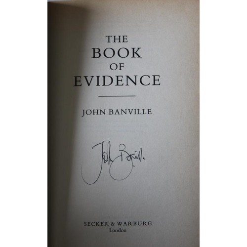 648 - Signed first editions – John Banville (2), Dermot Bolger (2), JP Donleavy, Sebastian Barry, Pa... 