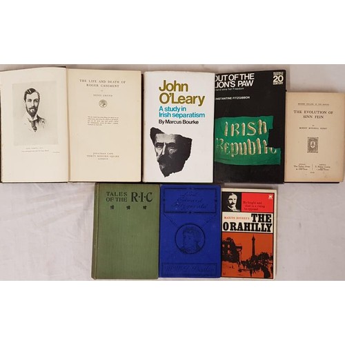 654 - Tales of the RIC. Blackwood. 1922; The Evolution of Sinn Fein by Mitchell Henry. 1920; The O’R... 