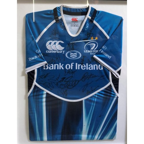 665 - Leinster Heinken Cup Winning Squad. Signatures include Brian O Driscoll, Paul O Connell, Jonathon Se... 