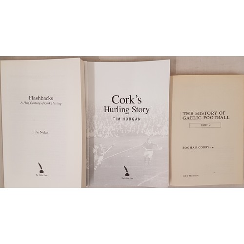 9 - GAA: Flashbacks, a half century of Cork Hurling, 8vo, cards, 2000; Cork’s Hurling Story, 2010,... 