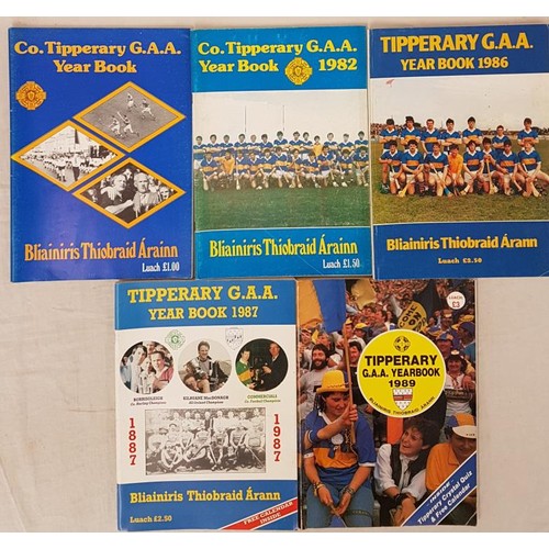 31 - County Tipperary G.A.A. Year Book 1981, 82, 86, 87 and 89 (5)