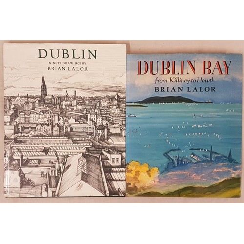 55 - Dublin Ninety Drawings by Brian Lalor, 1981, Routledge & Kegan Paul, Signed First Edition, Hardb... 