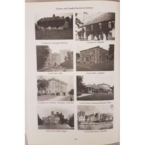 57 - Patrick Melvin, Estates and Landed Society in Galway, Eamonn de Burca publisher, 2012, large 8vo, mi... 
