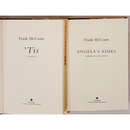 93 - Boxed set of 2 Frank McCourt novels. Angela’s Ashes and ’Tis - A Memoir, 1999, Flamingo,... 