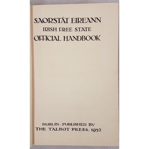 101 - Description: Bulmer Hobson (Ed.) - Saorstat Eireann: Irish Free State Official Handbook 1932. Hardco... 