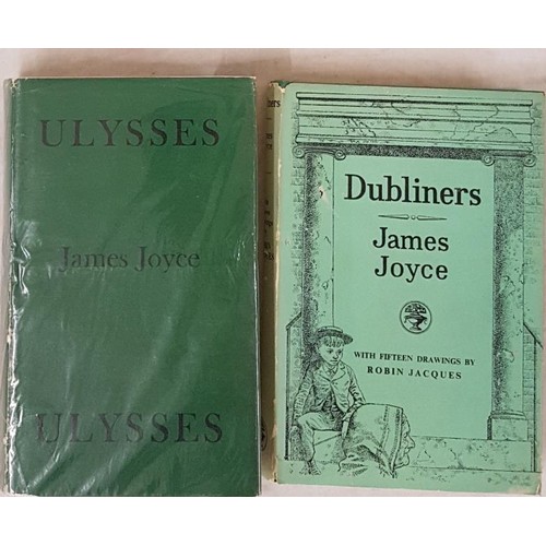 106 - James Joyce.  Ulysses.   1969.  D.J.;  and  J. Joyce.  Dubliners  1956.  Illustrated d.j.   (2)... 