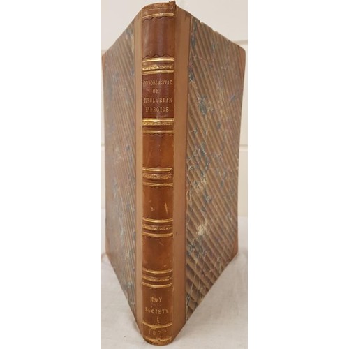 121 - The Ray Society. 1872. Folio. Colour botanical plates. Fine binding. Fine half calf. Book plates... 
