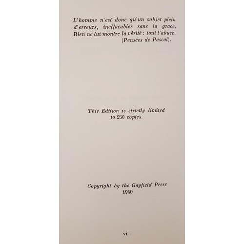 145 - Moirin Cheavasa, The Fall of the Year – Collected Poems, 1940, Gayfield Press 43 Morehampton R... 