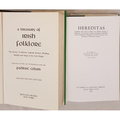 159 - Seamus O Duiiearga (in honour of), Heriditas, The Folklore Society of Ireland, 1975, 431 pps, 8vo, d... 
