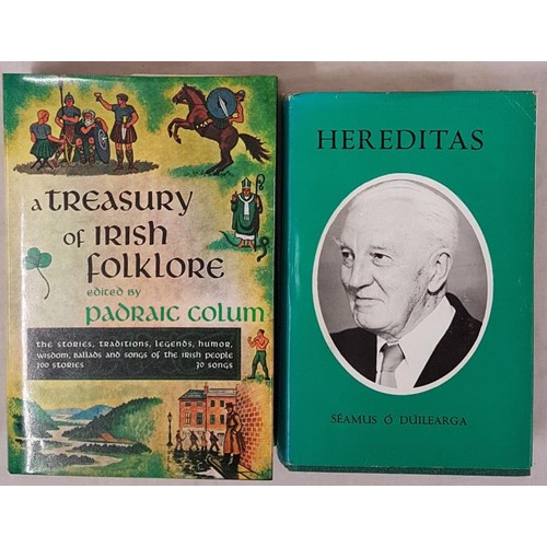 159 - Seamus O Duiiearga (in honour of), Heriditas, The Folklore Society of Ireland, 1975, 431 pps, 8vo, d... 