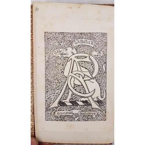 166 - A. Tennyson. Gareth and Lynette. 1872. 2 attractive book plates;  and Walter Scott Marmon – A Tale o... 