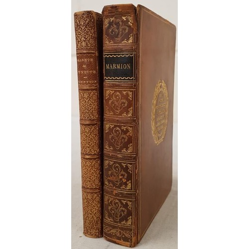 166 - A. Tennyson. Gareth and Lynette. 1872. 2 attractive book plates;  and Walter Scott Marmon – A Tale o... 