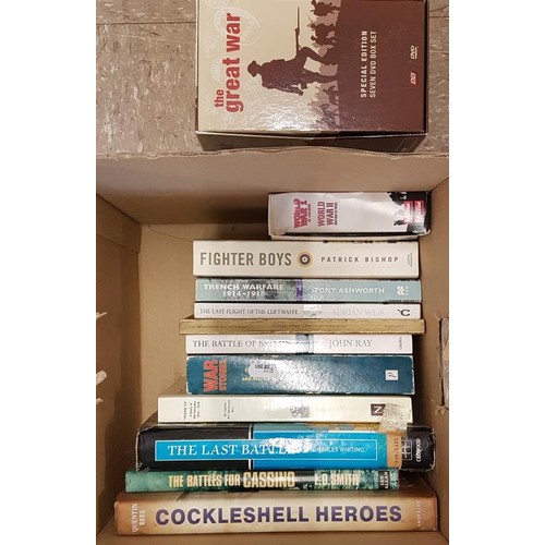 448 - A box of WW1 and WW2 interest books (10) - (Hardback and softback) together with a Special Edition 7... 