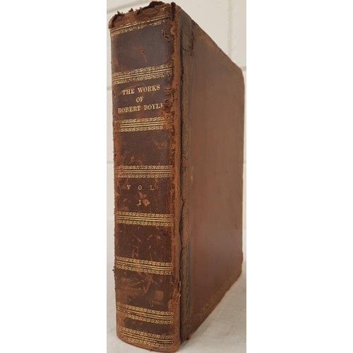 449 - The Works of Robert Boyle in six volumes to whch is prefixed the life of the author, London 1772, Bo... 