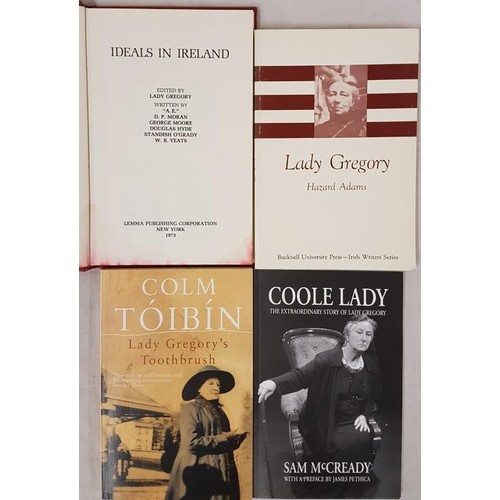 454 - Sam McCready, Coole Lady, Lady G., 2005; signed copy. Hazard Adams, Lady Gregory, 1973, bookplate of... 