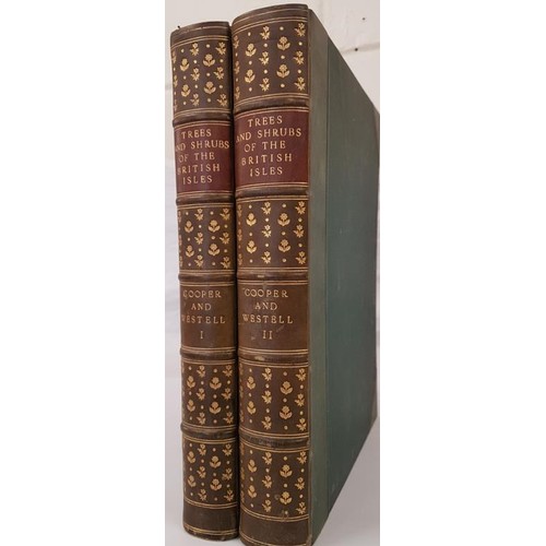 462 - C.S. Cooper & W.P. Westell. Trees and Shrubs of The British Isles. 1909. 1st. 2 volumes. With 16... 