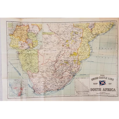 469 - Guide to South Africa 1904/1905 edition. 1st. Maps and illustrations. Ex Birr Castle signed by Lord ... 