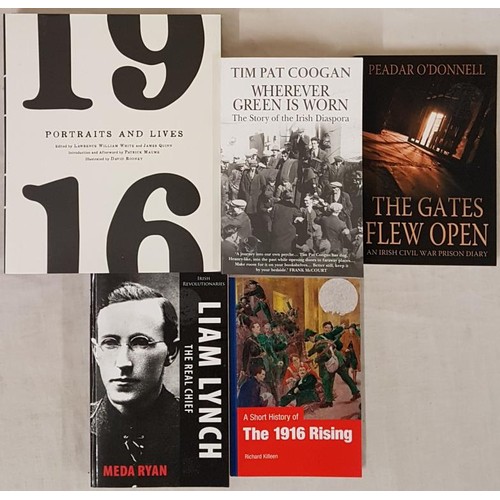 470 - 1916, Portraits and Lives, 4to, RIA, 2015, dj. A Short History of the 1916 Rising. Liam Lynch, the R... 