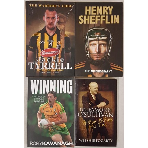 473 - Henry Shefflin, the autobiography, 8vo, dj, 2015; Jackie Tyrell, my autobiography, 2017, dj. Dr Eamo... 