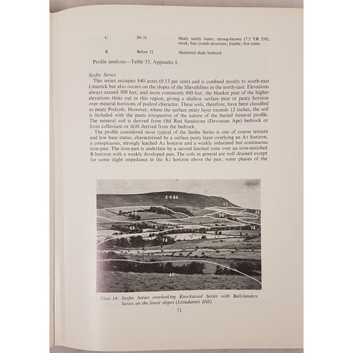 475 - Finch, Soils of Co Limerick, 1966, An Foras Talúntais, 4to, 199 pps with maps in back folder.... 