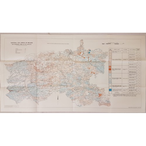 475 - Finch, Soils of Co Limerick, 1966, An Foras Talúntais, 4to, 199 pps with maps in back folder.... 