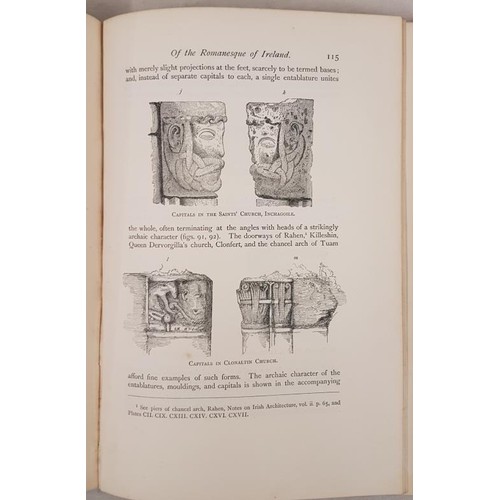 478 - Early Christian Architecture in Ireland by Margaret Stokes, illustrated with woodcuts. London. 1878.... 