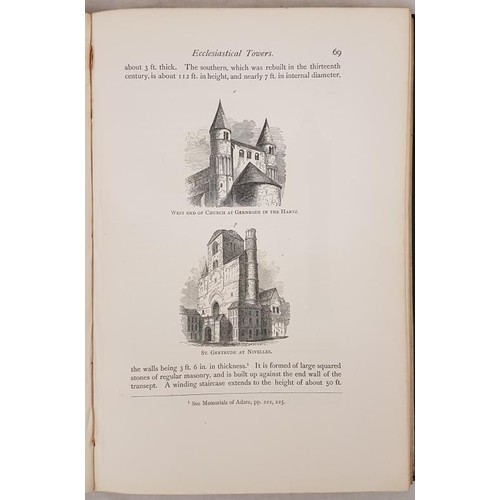 478 - Early Christian Architecture in Ireland by Margaret Stokes, illustrated with woodcuts. London. 1878.... 