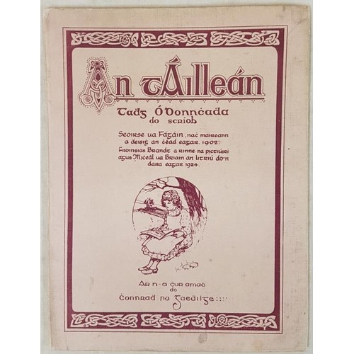 525 - [illustrated by Francis Brandt] An tAillean. Tadhg O' Donnchadha do Scriobh. Froinnsias Brandt a Rin... 