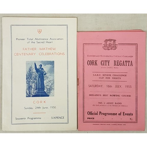 537 - Cork interest. Father Mathew centenary Celebrations Cork, June 1956. Souvenir Programme and Cor... 