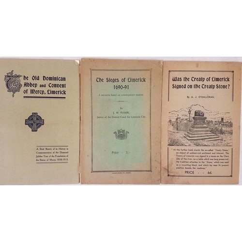 550 - The Old Dominican Abbey and Convent of Mercy, Limerick. 1913; The Sieges of Limerick. A Narrative Ba... 