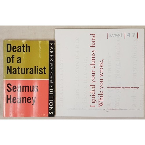 554 - Seamus Heaney. Death of a Naturalist. 1969. First edition in wrps. And West 47. Limited edition publ... 