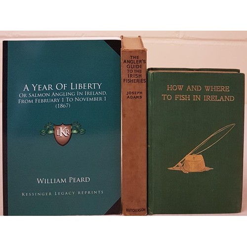 579 - Adams Joseph The Angler's Guide To The Irish Fisheries Hutchinson & Co Publishers Ltd., London. ... 