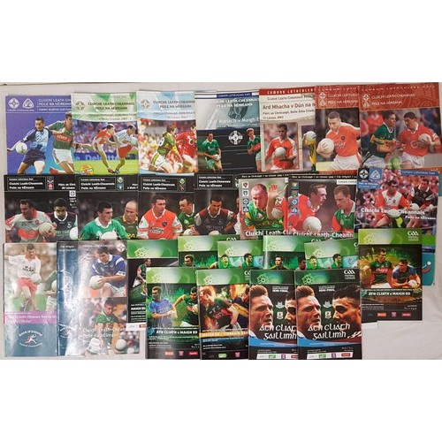 614 - All-Ireland Senior Football Semi-Final Match Programmes - 1996 to 2018