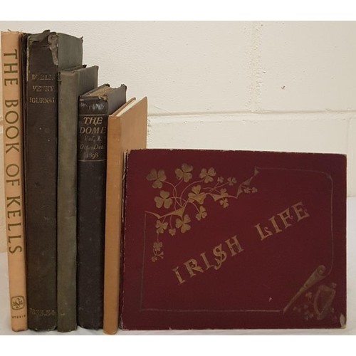 624 - Miscellany of books. Photographic View Album of Irish Life. Dundee. Circa 1900. Lacks cover; the Dom... 
