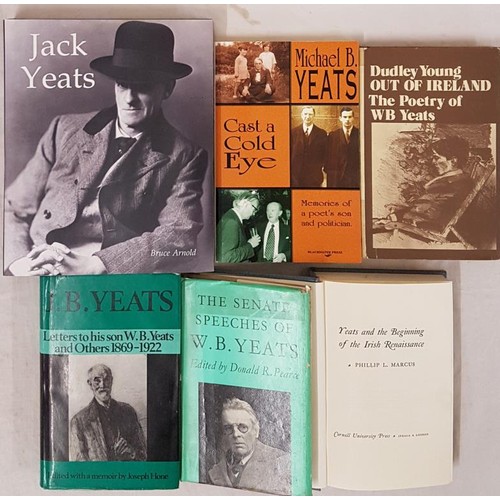 644 - [Yeats Family] Jack Yeats by Bruce Arnold. Yale. 1998 in dj; Cast a Cold Eye. Memories of a Poet&rsq... 