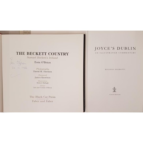 646 - The Beckett Country, Eoin O’Brien, Black Cat Press, 1986, Signed by author, first edition, fir... 